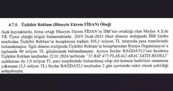 İBB Medya A.Ş. yöneticisinin şirketine para aktı! Dudak uçuklatan miktar